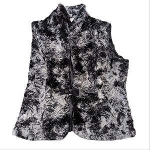 Laura Ashley faux fur vest size XL